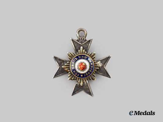 schaumburg-_lippe,_principality._a_house_order_of_the_honour_cross,_i_v_class_miniature___m_n_c8650