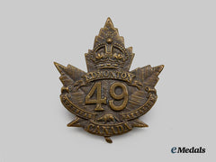 Canada, CEF. A 49th Infantry Battalion Cap Badge