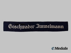Germany, Luftwaffe. A Geschwader Immelmann Enlisted Personnel Cuff Title