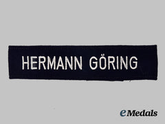 Germany, Luftwaffe. A 1st Fallschirm-Panzer Division Hermann Göring Enlisted Personnel Cuff Title