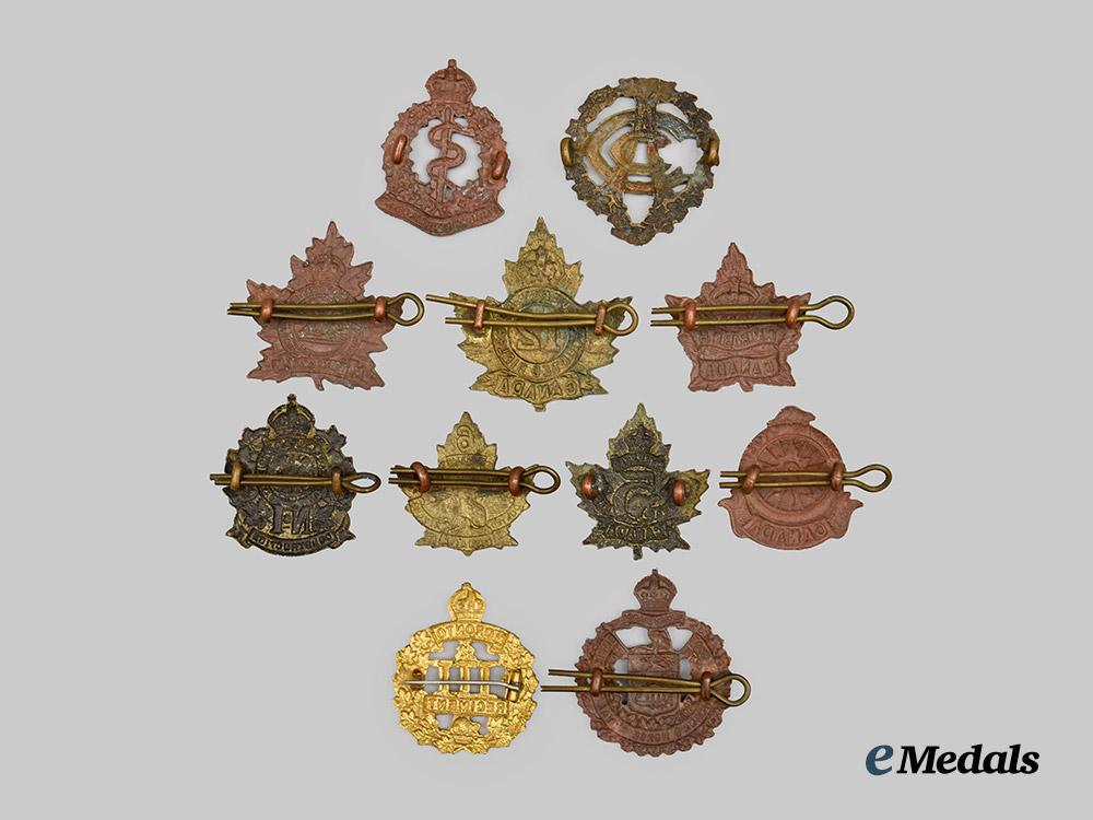 canada,_c_e_f._a_lot_of_eleven_first_war_collar_badges___m_n_c8708