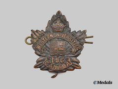 Canada, CEF. A 196th Infantry Battalion "Western Universities C.E.F. Battalion" Cap Badge