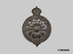 Canada, CEF. A Princess Patricia's Canadian Light Infantry CAP Badge