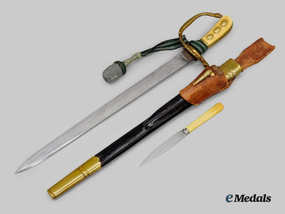 germany,_weimar_republic._a_forestry_cutlass,_luxury_version_with_miniature,_by_clemen&_jung___m_n_c8726