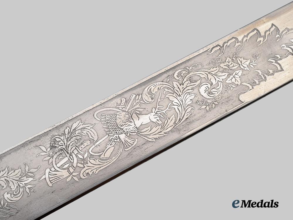 germany,_weimar_republic._a_forestry_cutlass,_luxury_version_with_miniature,_by_clemen&_jung___m_n_c8734
