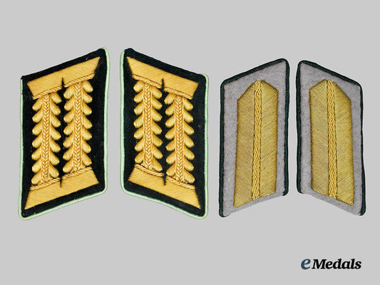 (_wehrmachtbeamte_kragenspiegel)._a_lot_of_officer-grade_military_administration_collar_tabs,_including:___m_n_c8749