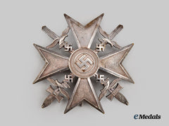Germany, Wehrmacht. A Rare Spanish Cross in Silver, by C.F. Zimmermann