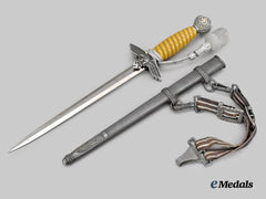 Germany, Luftwaffe. An Officer’s Dress Dagger, with Hanger, by Carl Eickhorn