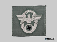 Germany, Ordnungspolizei. A Mint Schutzpolizei EM/NCO’s Sleeve Eagle