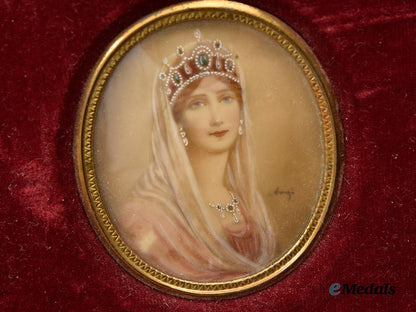 france,_kingdom._framed_miniature_portraits_of_napoleon_and_marie_louise___m_n_c8795