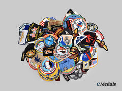 International. A Large Lot of 140 American, British, and Canadian Uniform Insignia Patches