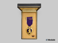 United States. A Purple Heart Medal to Sailor John J. Parker; Killed in Action onboard USS Colorado (BB-45)