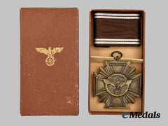 Germany, NSDAP. A Long Service Award, III Class for 10 Years, with Case