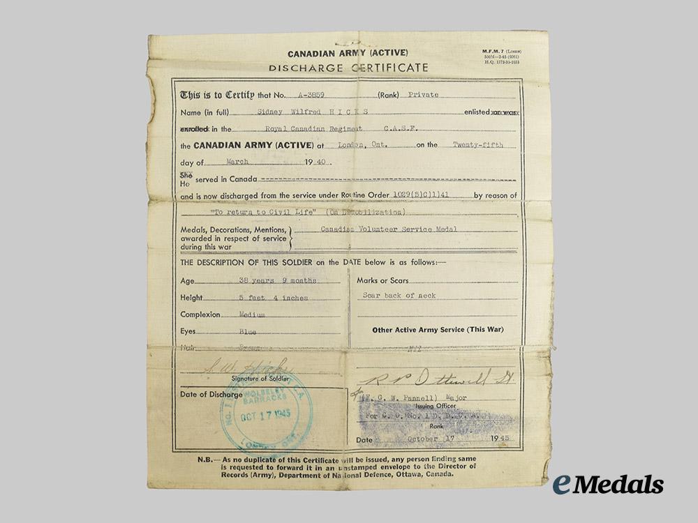 a_second_war_medal&_articles_to_the_royal_canadian_regiment___m_n_c8890