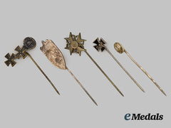 Germany, Third Reich. A Mixed Lot of Stick Pin Awards