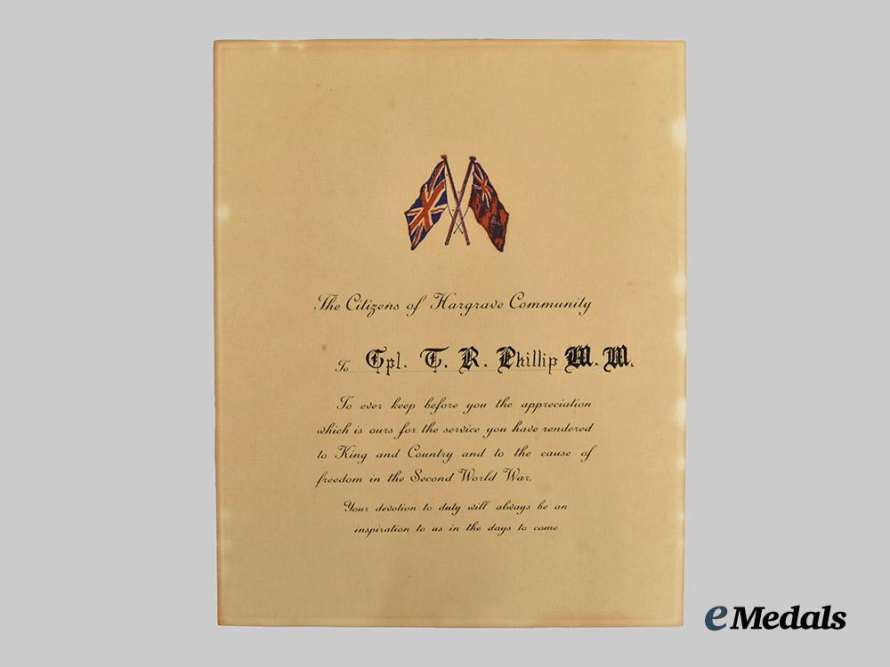 wwii_manitoba_community_appreciation_document_to_wwi_mm_recipient___m_n_c8905