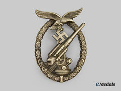 Germany, Luftwaffe. A Flak Badge, First Pattern, by C.E. Juncker
