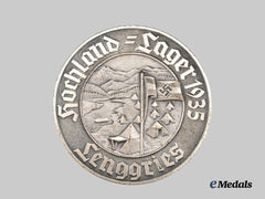 Germany, HJ. A 1935 Lenggries Summer Camp Commemorative Table Medal