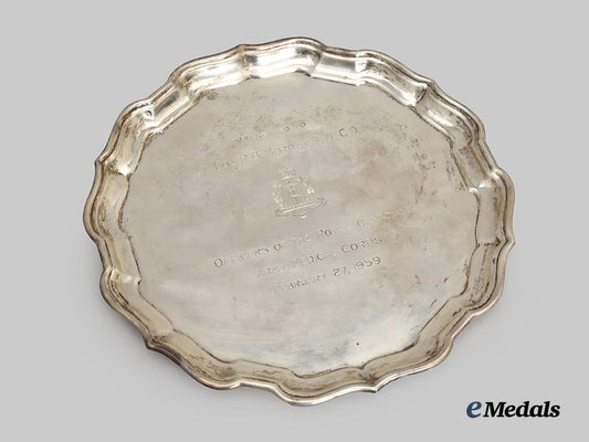 a_sterling_silver_rcamc_presentation_plate_to_lieutenant_colonel_murray___m_n_c8952