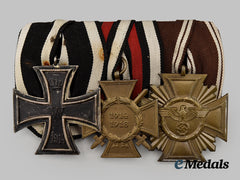 Germany, Third Reich. A Medal Bar for First World War and NSDAP Service