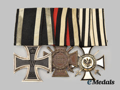 Germany, Imperial. A Medal Bar for a First World War Combatant