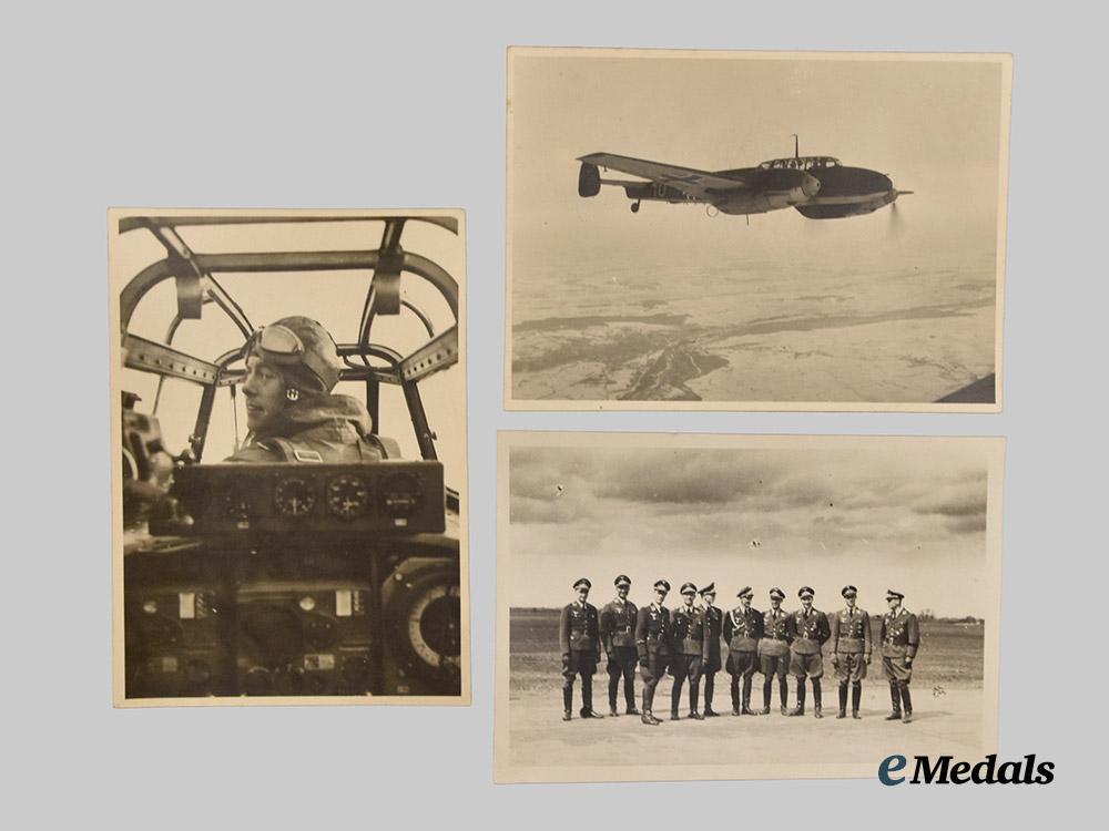 germany,_luftwaffe._a_lot_of_award_documents_to_hauptmann_harald_roemer,_battle_of_britain_spitfire_kill___m_n_c8965