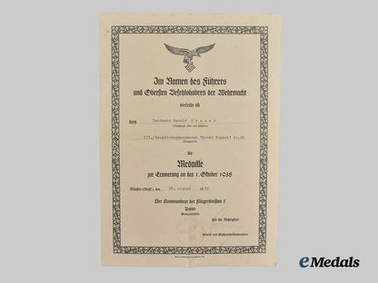 germany,_luftwaffe._a_lot_of_award_documents_to_hauptmann_harald_roemer,_battle_of_britain_spitfire_kill___m_n_c8970
