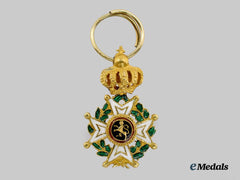Belgium, Kingdom. A Miniature Order of Leopold in Gold