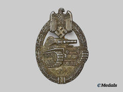Germany, Wehrmacht. A Panzer Assault Badge, Bronze Grade, by Alois Rettenmaier