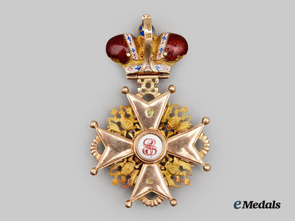 russia,_imperial._an_order_of_saint_stanislaus,_i_i_class_cross_in_gold_with_crown&amp;_photograph,_by_julius_keibel___m_n_c8988