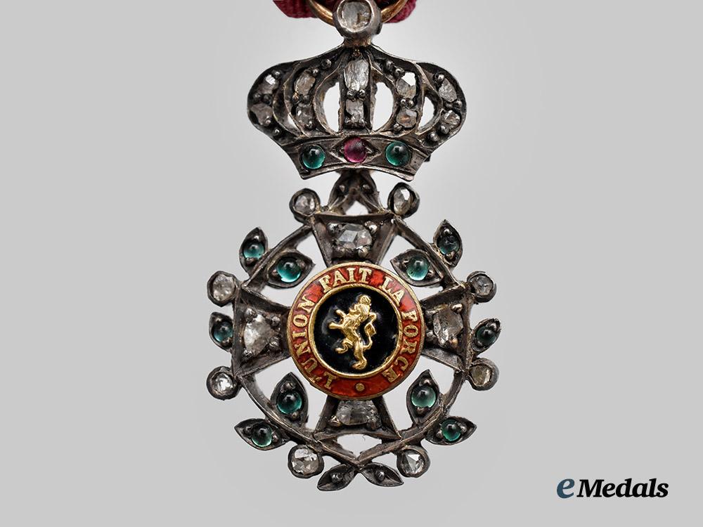 belgium,_kingdom._an_order_of_leopold,_miniature_in_silver_with_diamonds___m_n_c9032