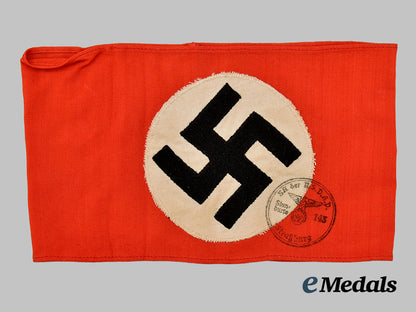 germany,_n_s_d_a_p._a_member’s_armband,_issued_to_s_a-_standarte123,_straßburg___m_n_c9048