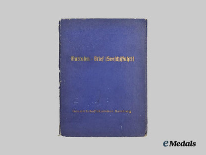 germany,_kriegsmarine._a_gebührnisbuch_and_documents_to_leo_lang,_youth_conscript_serving_in_naval_region_norway___m_n_c9060