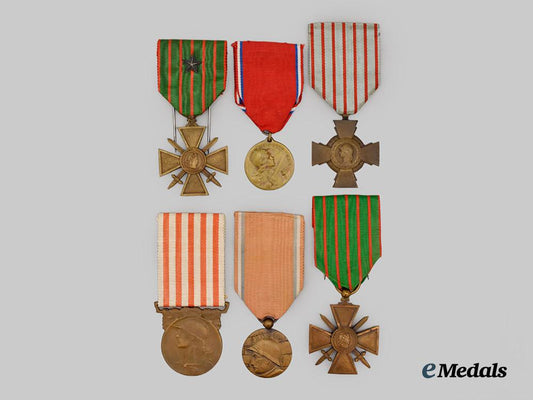 france,_republic._a_lot_of_first_and_second_war_medals___m_n_c9068