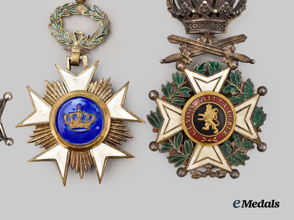 belgium,_kingdom._a_lot_of_four_decorations___m_n_c9078