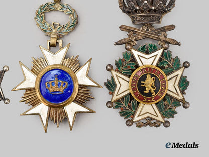 belgium,_kingdom._a_lot_of_four_decorations___m_n_c9078