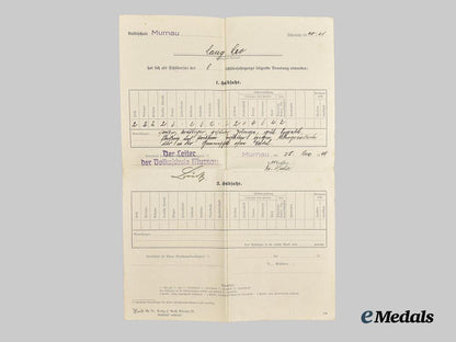 germany,_kriegsmarine._a_gebührnisbuch_and_documents_to_leo_lang,_youth_conscript_serving_in_naval_region_norway___m_n_c9078