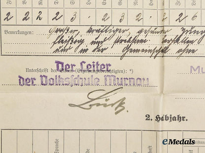germany,_kriegsmarine._a_gebührnisbuch_and_documents_to_leo_lang,_youth_conscript_serving_in_naval_region_norway___m_n_c9079