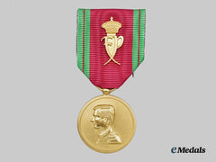 Belgium, Kingdom. A Long Service Medal for Royal Donation Services