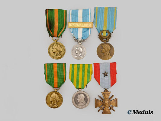 france,_republic._a_lot_of_six_second_war_medals___m_n_c9110