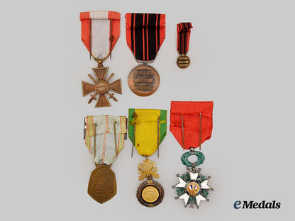 france,_republic._a_lot_of_five_medals___m_n_c9137