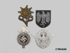 Germany, Third Reich. A Mixed Lot of Badges and Insignia