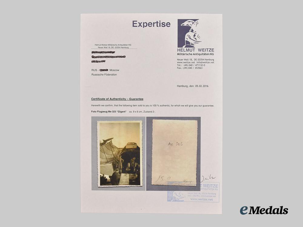 germany,_luftwaffe._a_rare_wartime_photo_of_an_me323_gigant_in_the_field,_with_certificate_of_authenticity___m_n_c9183