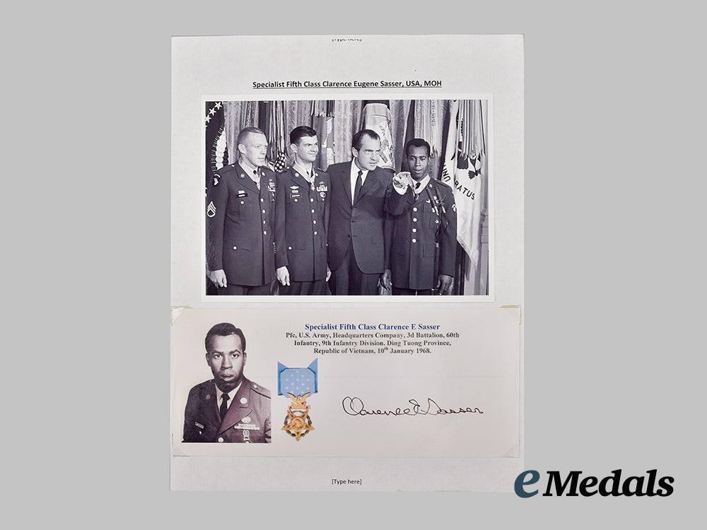 united_states._a_medal_of_honour_recipient_specialist_fifth_class_clarence_e._sasser_signed_photograph___m_n_c9236