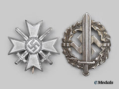 Germany, Third Reich. A Pair of Badges