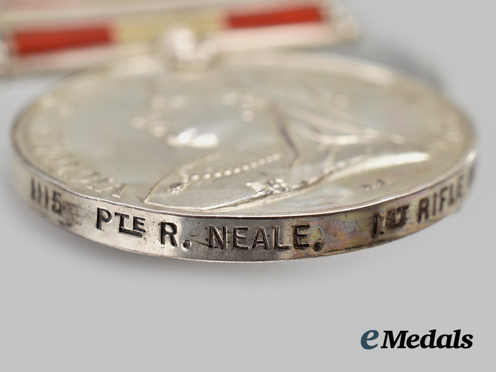 united_kingdom._a_general_service_medal,_private_robert_neale,1st_rifle_brigade___m_n_c9302