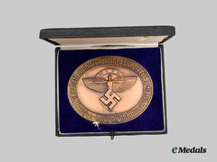 Germany, NSFK. A 1938 Targeted Gliding Competition Victor’s Plaque, with Case and Award Document