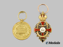 Austria, Empire. An Order of Franz Josef Miniature Pair