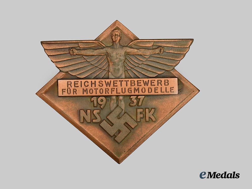 germany,_n_s_f_k._a1937_model_aircraft_competition_merit_plaque,_with_case_and_award_document___m_n_c9365