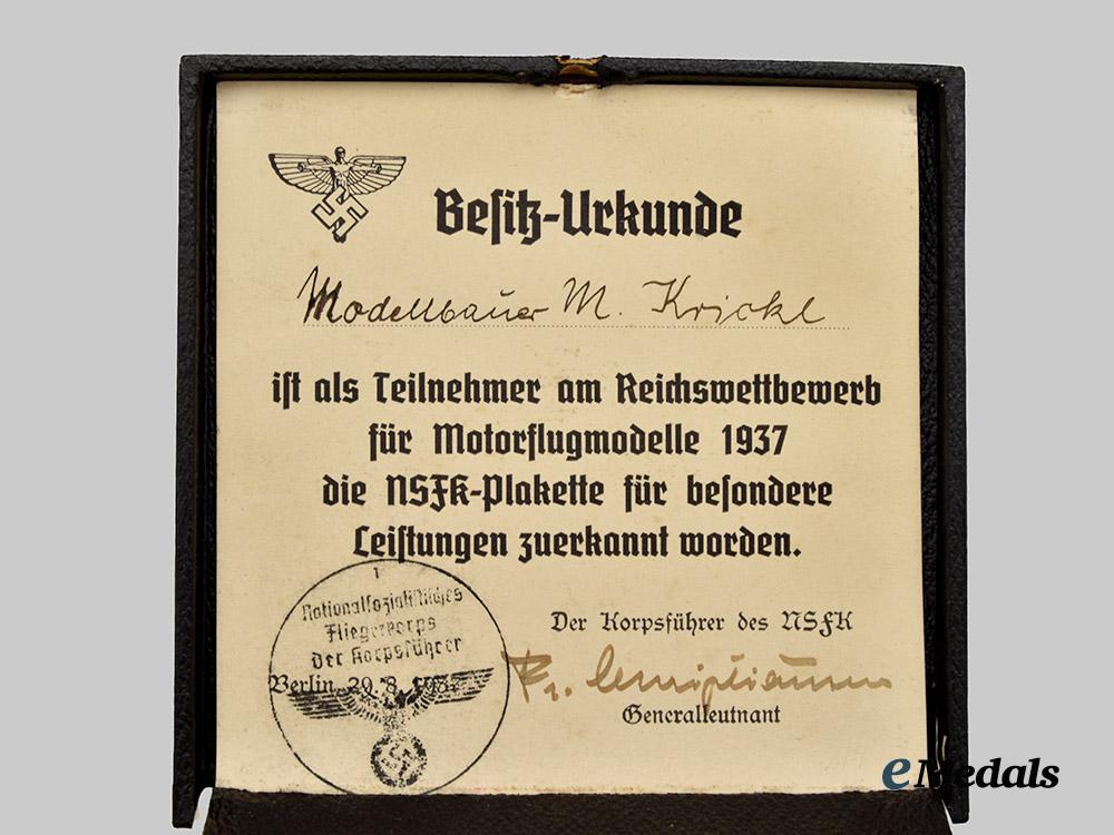germany,_n_s_f_k._a1937_model_aircraft_competition_merit_plaque,_with_case_and_award_document___m_n_c9367